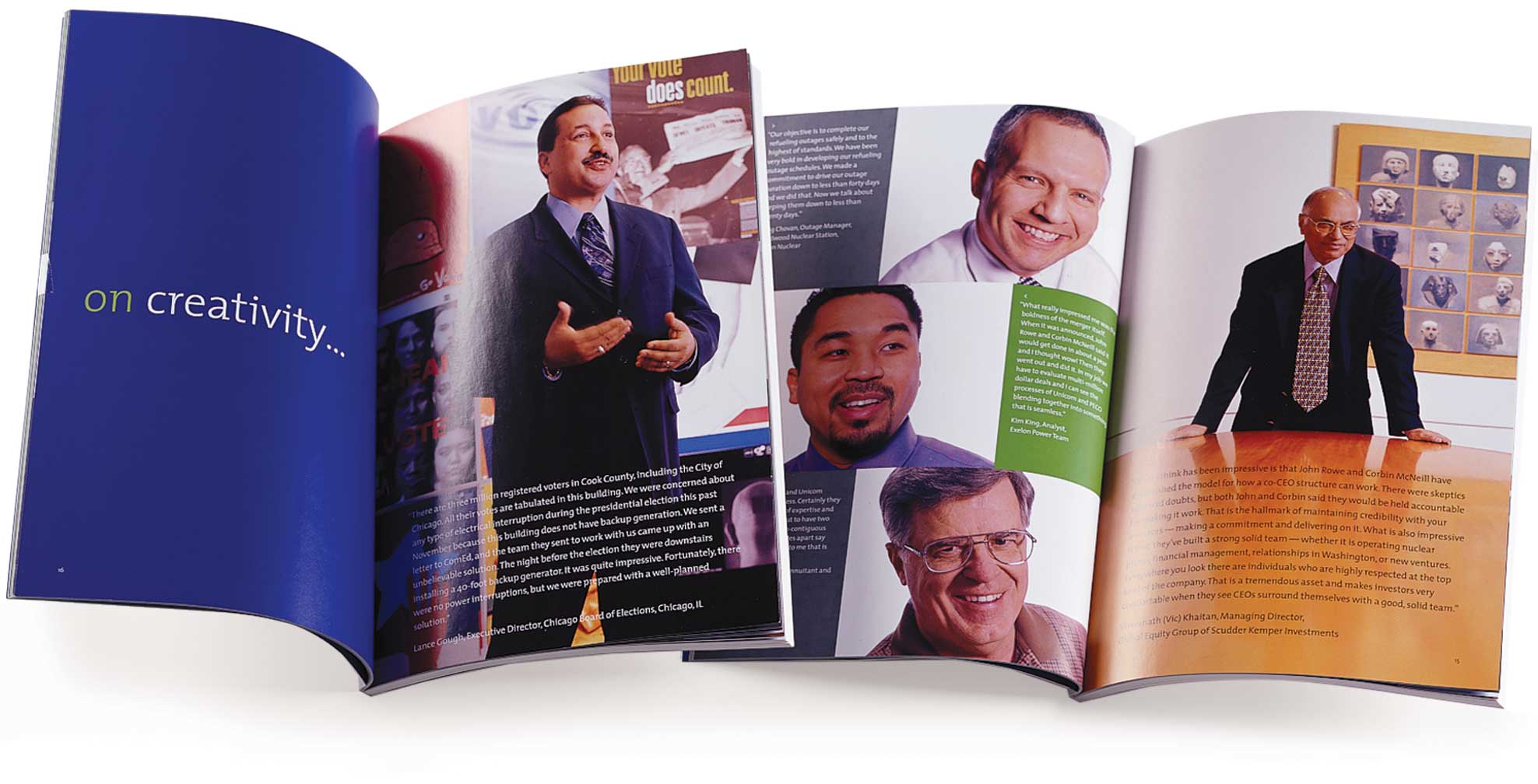 exelon-corporation_annual_report.jpg Art Direction by: Bart Crosby, Crosby Associates